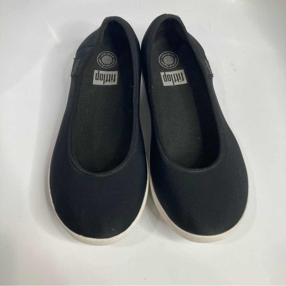 Fitflop Rachel mesh slip on shoes size 11 black